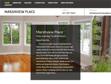Tablet Screenshot of marshviewplace.com